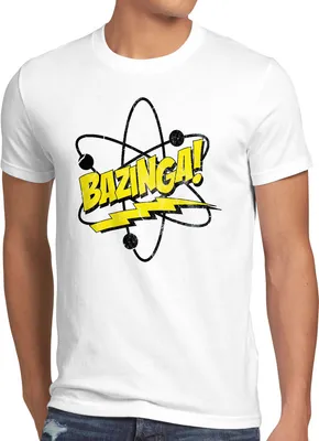Produktbild von style3 Sheldon Atom Herren T-Shirt, Größe:4XL, Farbe:Weiß