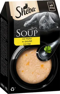 Produktbild von Nassfutter Huhn für ausgewachsene Katzen Huhn 4x40g Multipack - Sheba