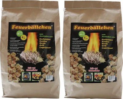Produktbild von Raiffeisenwaren Feuerbällchen Anzünder, Inhalt 8 kg, Brenndauer 10 min