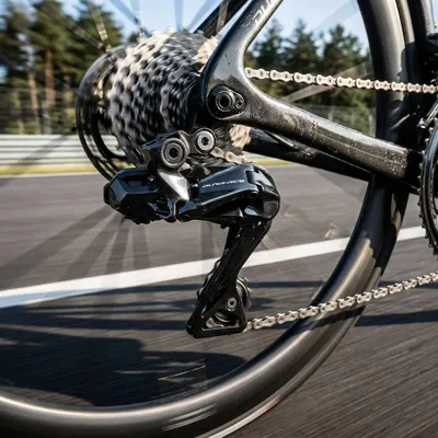Image de Shimano Dura Ace Di2 Shadow E-tube Dm dérailleur argent 12s / Max 34t argent 12s