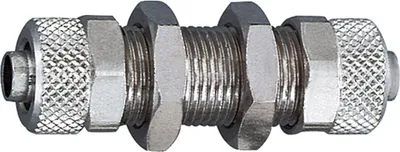 Produktbild von Riegler Schottverschraubung, M7x0,75, für Schlauch 5/3 mm, Messing vern.
