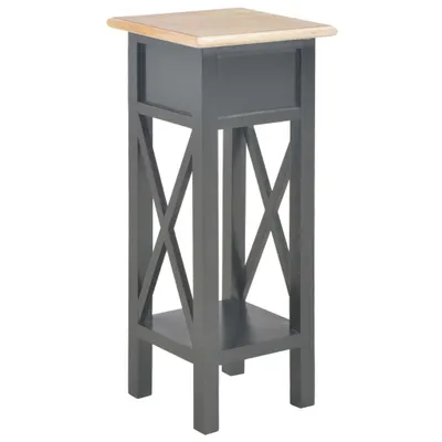 Obrázek produktu pro vidaXL Boční stolek černý 27 x 27 x 65,5 cm Dřevo