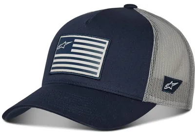 Produktbild von Alpinestars Flag Snapback Kappe, blau/grau, Einheitsgröße