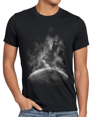 Produktbild von style3 Space Box T-Shirt Herren dr. doctor police box time tv