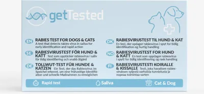Zdjęcie produktu dla Szybki test na wściekliznę dla psów i kotów – test do samodzielnego wykonania na ślinie