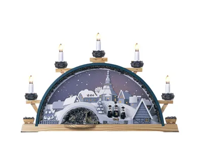 Obrázek produktu pro Svíčkový oblouk Johanniser s currendou ŠxVxH 53x34x17,5cm NOVINKA