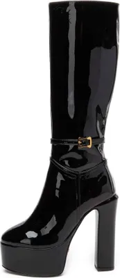 Produktbild von Giaro Stiefel in Übergrößen Schwarz  BASTRO BLACK SHINY  große Damenschuhe