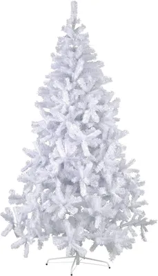Zdjęcie produktu dla Choinka świąteczna Best Season „Quebec” z metalową podstawą, ok. 210 x 130 cm, kolor: biały, ok. 1054 gałązek, brak w magazynie, 607-70