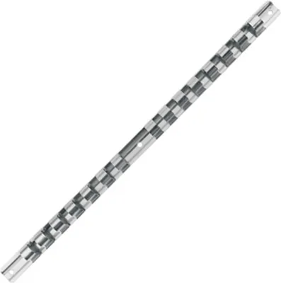 Image de Rail à emboîter Barre de serrage Porte-noix Barre à emboîter avec 15 clips p. Noix 1/2