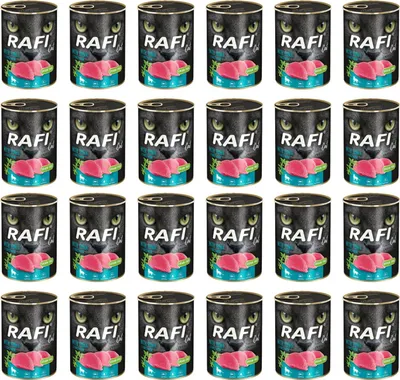 Produktbild von Rafi Cat Adult mit Thunfisch - Getreidefrei Nassfutter für kastrierte Katzen 400g (24-er pack)