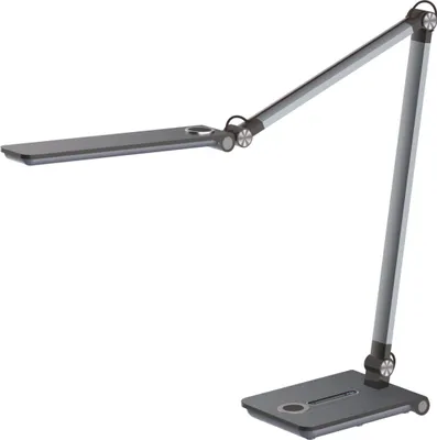 Zdjęcie produktu dla Lampka biurkowa przegubowa ściemnialna ze zmianą barw K-BL1121 CZARNY RICO
