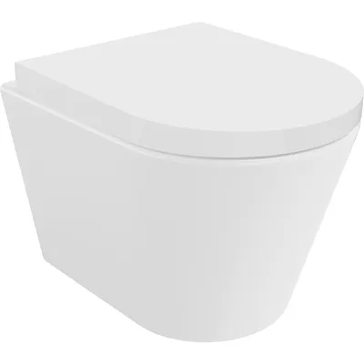Obrázek produktu pro Mexen Rico WC mísa Rimless s pomalu padající deskou tvrdá, duroplast, Bílá - 30720200