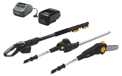 Immagine prodotto di Multiutensile a batteria ALPINA AM 20 Li, tosasiepi e potatore a palo, con batteria da 4 Ah