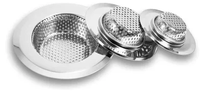 Produktbild von Abflusssieb, 7 cm, 9 cm, 11.5 cm Abflusssieb Edelstahl -3 Stück- Ausguss-Filter, dusche haarsieb sieb abfluss badewanne für Dusche Abfluss