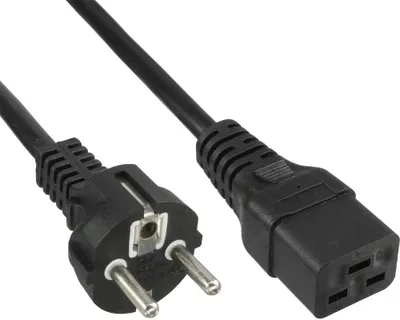 Immagine prodotto di InLine® 16658A Cavo di rete 16A, contatto di terra diritto a spina IEC320/C19 IEC, 3m