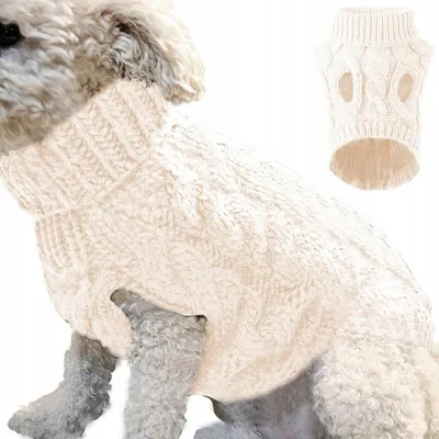 Produktbild von DKM Hundepullover mit Rollkragen für Hunde, warm, Größe L