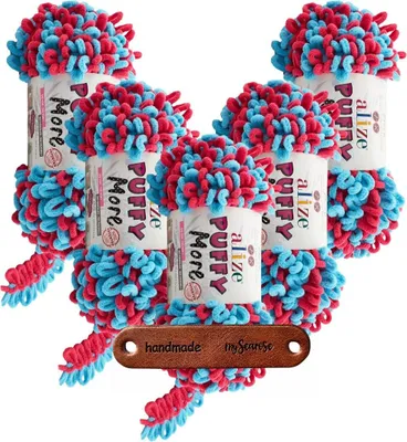Produktbild von 5 x ALIZE Puffy More 6553 mit Label