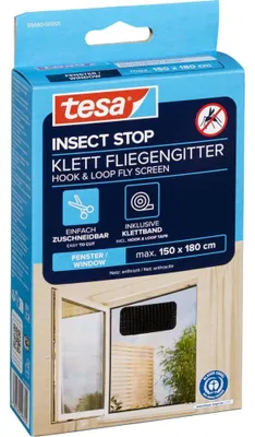 Image de tesa 55680-00001-07 tesa Fliegengitter Insect Stop Standard anthrazit 1,5 x 1,8 m