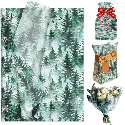 Produktbild von 50 Blatt Geschenkpapier im Bos-Design für kreative Verpackungen
