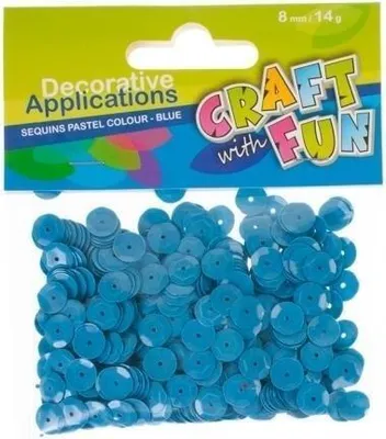 Image de Paillettes métalliques cercles 8mm bleu
