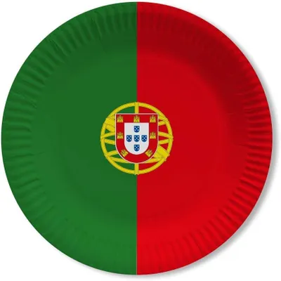 Produktbild von 10 Pappteller mit Portugal-Motiv