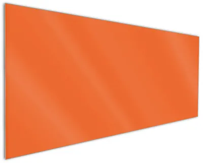 Produktbild von Wallario Küchenrückwand aus Glas, Größe: 125 x 50 cm, Motiv: Orange | Spritzschutz | abwischbar | pflegeleicht | in