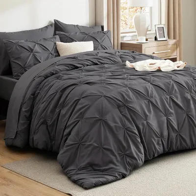 Produktbild von ANTCOOL Bettwäsche 1 Bettbezug 240x220 cm, Kissenbezug 80x80 cm 3-teiliger Bettbezug 100% Baumwolle mit Reißverschluss