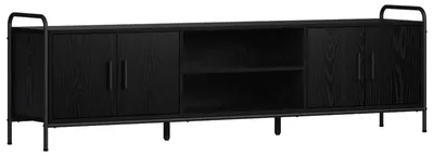 Imagen del producto de Mueble de televisión de 167,5 x 33 x 50 cm, color con aspecto de roble