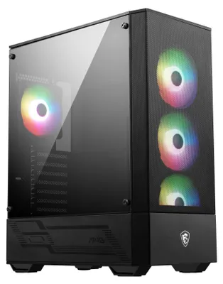 Image de MSI | Boîtier PC | MAG FORGE 112R | Fenêtre latérale | Noir | Mid-tower | Alimentation non incluse | ATX