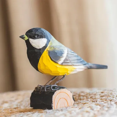 Productafbeelding van WILDLIFEGARDEN Wildlife Garden WG401 DecoBird: Houtsnijwerk van een decoratieve vogel – Kleine Europese vogels