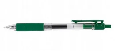 Produktbild von D.rect 0907 Gel-Kugelschreiber Grün mit Gummigriff