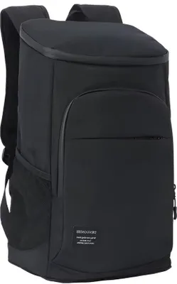Image de CarryQuest® - Glacière isotherme de grande capacité, idéale pour les pique-niques, couleur noire