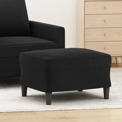 Produktbild von Möbel Fußhocker Schwarz 60x50x41 cm Samt - Fußhocker 349298