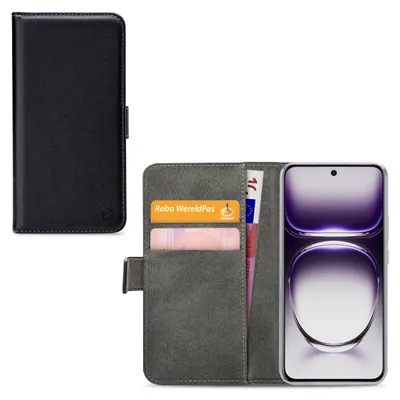Image de Étui Mobilize Classic Gelly Wallet pour OPPO Reno 12 Pro : étui à rabat avec porte-monnaie - Noir