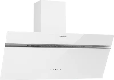 Produktbild von Klarstein digestoř 90 cm, odsávací/recirkulační digestoř s RGB LED diodami, výkonná digestoř, průtok vzduchu 600 m³/h, šikmá digestoř s IoT/WiFi, digestoř 90 cm