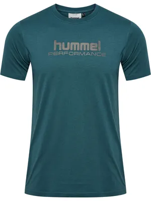 Produktbild von hummel  Kurzarmshirt Rundhalsausschnitt Normaler Schnitt Print Größe: L