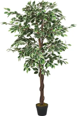 Image de vidaXL Ficus Artificiel 756 feuilles 150 cm Vert
