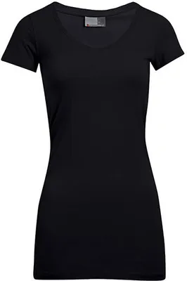 Immagine prodotto di Promodoro 3087 | Maglietta donna Slim Fit scollo a V lungo - Colore: Nero - Taglia: L
