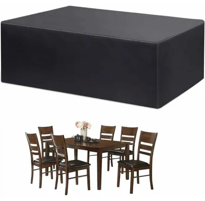 Produktbild von Schutzhülle für Gartenmöbel, 210D Oxford-Gewebe, wasserdicht und strapazierfähig (270 x 180 x 89 cm)