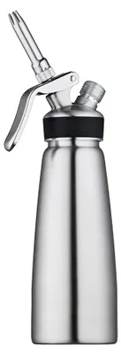Sahnespender 0,5 L Ø 8 x 21 cm silber Edelstahl