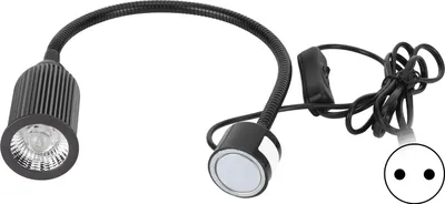 Obrázek produktu pro 15W LED šicí stroj Magnetické pracovní světlo Flexibilní husí krk pro nářadí Soustruh EU zástrčka 110-220V