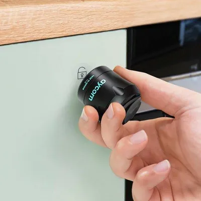 Produktbild von Famanu Kindersicherung Magnetisch – 10 Schlösser und 2 Schlüssel, einfache Installation ohne Bohren