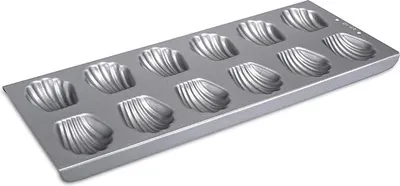 Obrázok produktu pre Städter 661455, Forma na madlenku, Obdĺžnikový, 230 °C, Strieborná, Kov, 350 mm