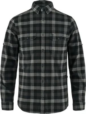 Produktbild von Fjällräven Herren Skog Flanellhemd Black-Grey M