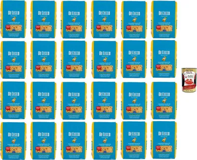 Produktbild von De Cecco Gnocchetti Sardi N°83, 100% Italienisch Pasta Nudeln 24x 500g + Italian Gourmet Polpa 400g