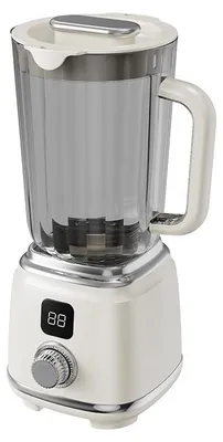 Obrázek produktu pro Zimilo Bezdrátový stolní mixér 600 ml Smoothie mixér s 10 noži, 2 rychlostmi, 3000 mAh baterií, přenosný mixér na smoothie a koktejly, bílý