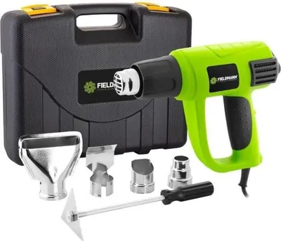 Immagine prodotto di Pistola ad aria calda Fieldmann FDHP 202001-E, 2000 W, 50-600 °C, 250-500 l/min, incl. 5 accessori, in valigetta
