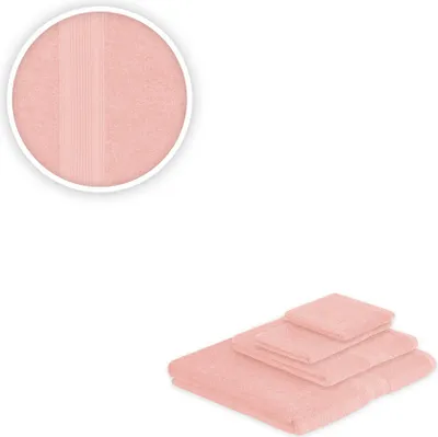 Produktbild von Handtücher Kombi Basis Ergänzungsset 4tlg. 500 g/m Rosa