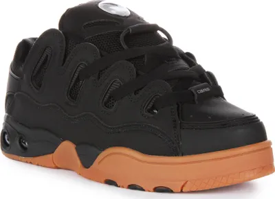Productafbeelding van Osiris D3 OG herenschoenen, veterschoenen, chunky skate sneakers, zwart/bruin – ongedefinieerd / zwart/bruin