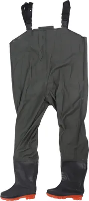 Image de Hip Wader Pantalon de pêche avec Bootfoot pour Water Works Vert Taille 42